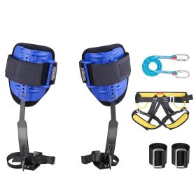Tree Climbing Spikes Set, Height-Adjustable Tree Climbing Gear with Straps & Harness, 350 lbs Load Capacity