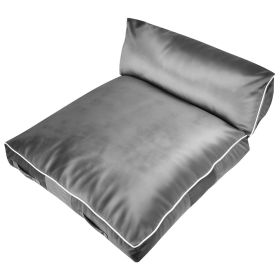 Crash Pad, 5 x 4.5 ft Crash Pad for Kids Sensory with Foam Blocks and Washable Cover, Large Soft Foam Landing Zone Giant Pillow Mat