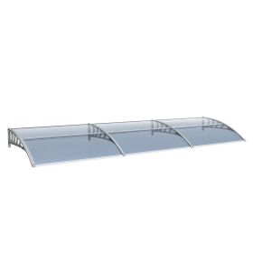 Awning for Door Entrance Window, 38x120 Inch Window Canopy Exterior, UV Rain Snow Protection for House Porch Patio Deck
