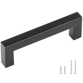 30 Pack Cabinet Pulls, 3.86in / 96mm Center to Center Slim Square Kitchen Cabinet Drawer