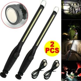 COB LED KFZ Arbeitsleuchte Akku Handlampe Magnet Werkstattlampe Stablampe USB