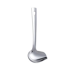 Oil Spoon Thickened Soup Spoon Pouring Sauce Spoon (Type: Tableware, Color: Silver)
